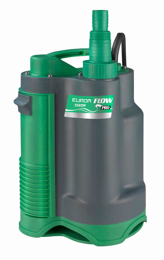 EUROM Tauchpumpe Flow Pro 550DW Schmutzwasser integrierter Schwimmer